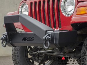 Jeep Wrangler TJ TrailCrusher Front Bumper w/ Brush Guard Jeep Wrangler TJ TrailCrusher Front Bumper w/ Brush Guard